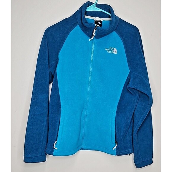 The North Face Khumbu Fleece Jacket Two Toned Colorblock Women’s Blue Sz M - Picture 1 of 6